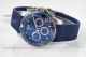 Perfect replica Longines Conquest blue ceramic bezel rubber strap chronograph watch (4)_th.jpg